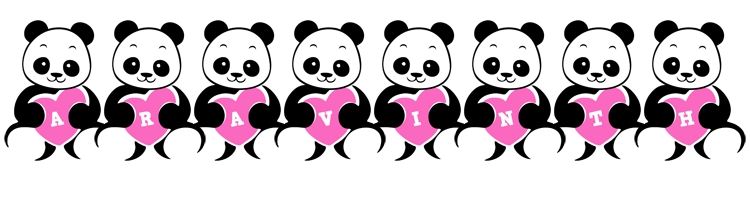 Aravinth love-panda logo
