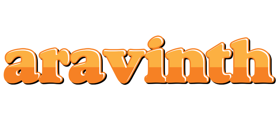 Aravinth orange logo