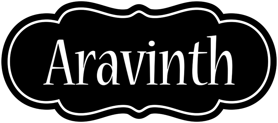 Aravinth welcome logo