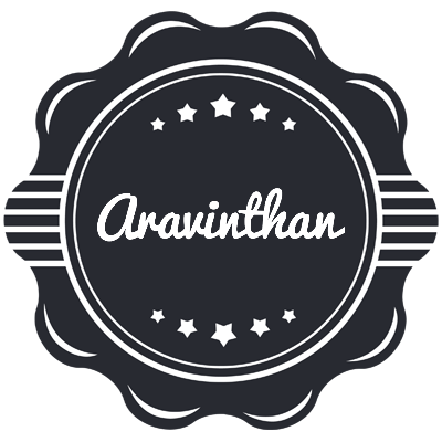 Aravinthan badge logo