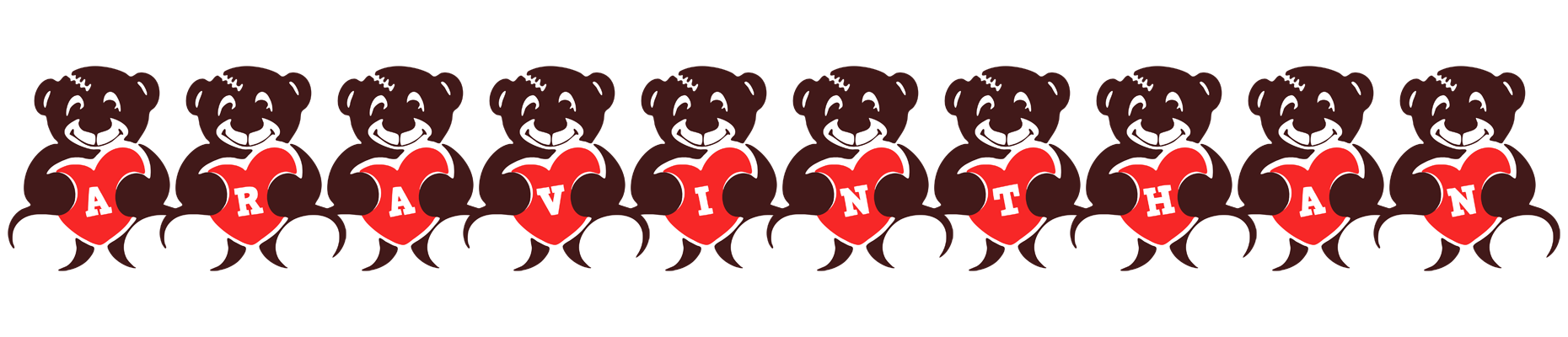 Aravinthan bear logo