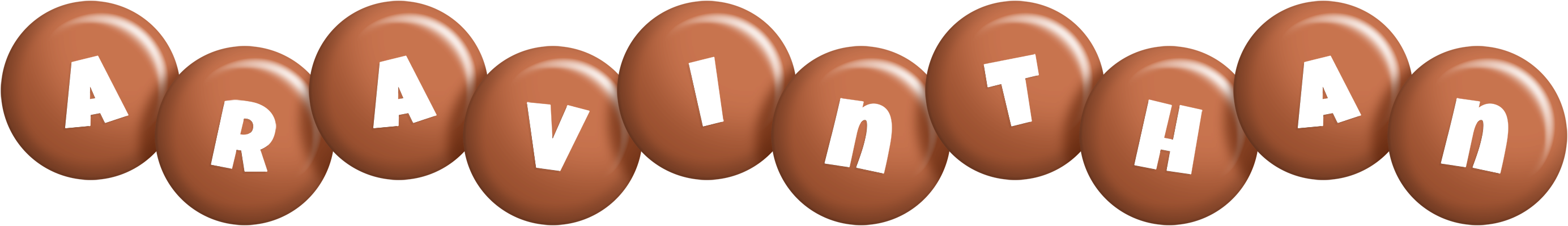 Aravinthan candy-brown logo