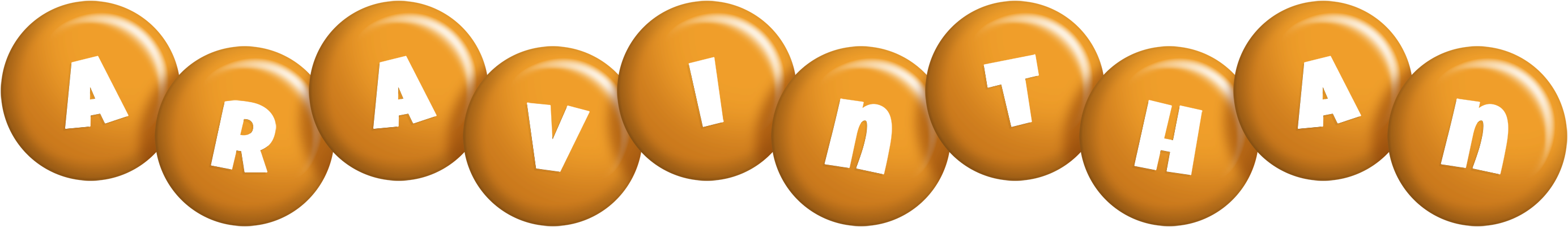 Aravinthan candy-orange logo
