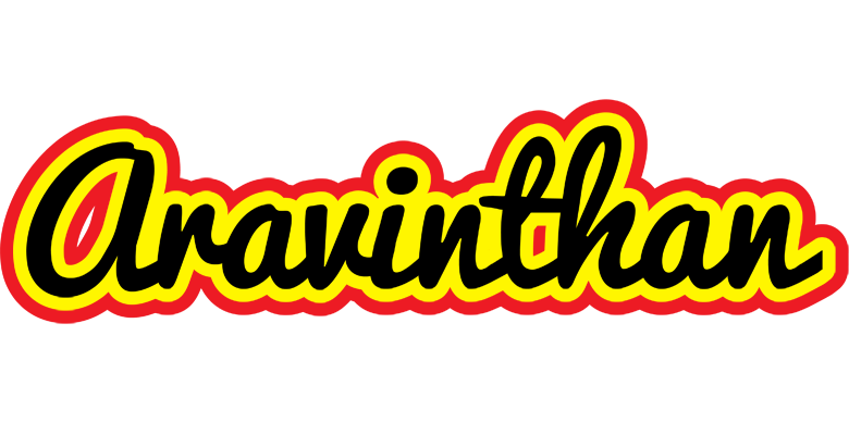 Aravinthan flaming logo
