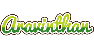 Aravinthan golfing logo