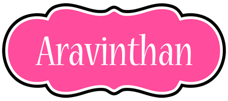 Aravinthan invitation logo
