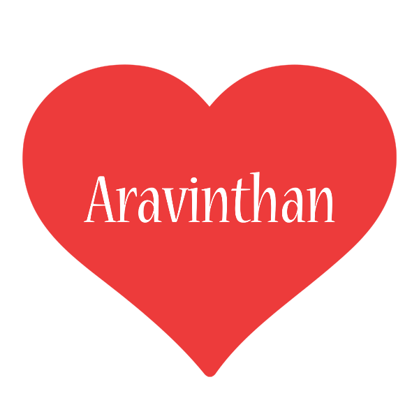Aravinthan love logo