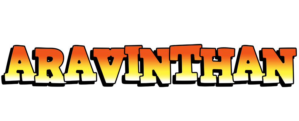 Aravinthan sunset logo