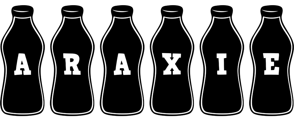 Araxie bottle logo