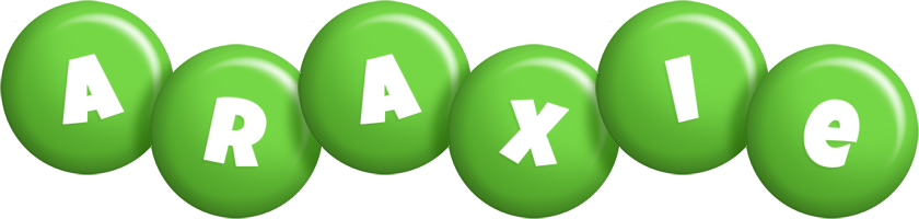 Araxie candy-green logo