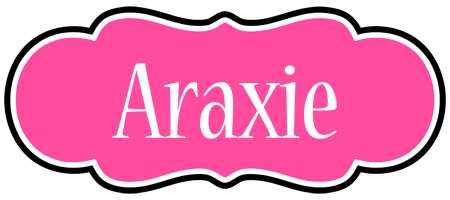 Araxie invitation logo