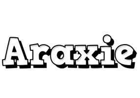 Araxie snowing logo