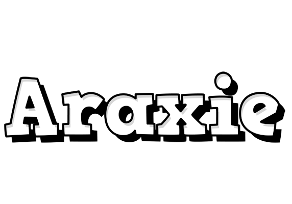 Araxie snowing logo