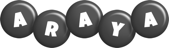 Araya candy-black logo