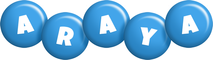 Araya candy-blue logo