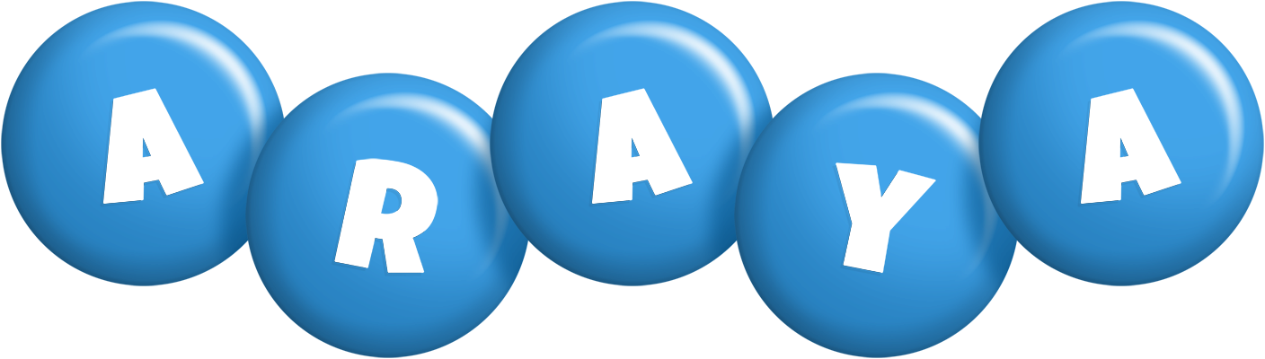 Araya candy-blue logo