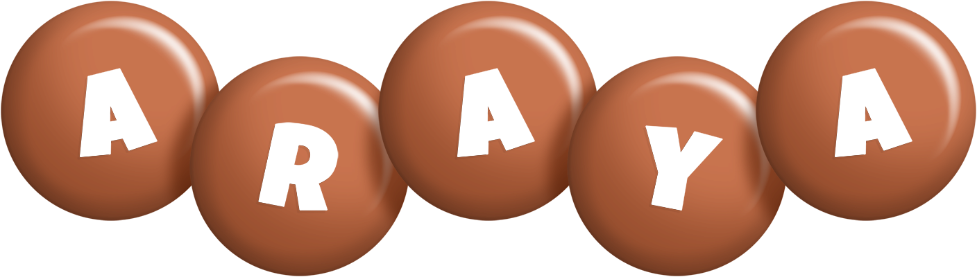 Araya candy-brown logo