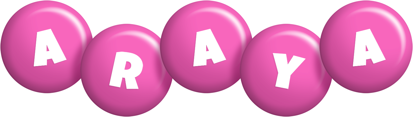 Araya candy-pink logo