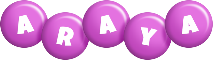 Araya candy-purple logo