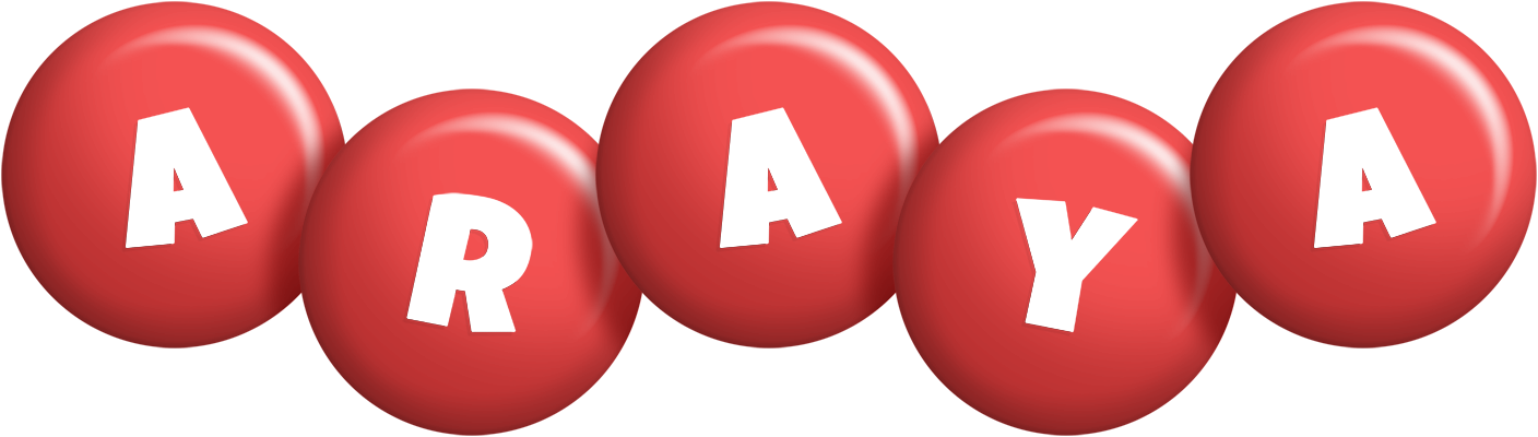 Araya candy-red logo