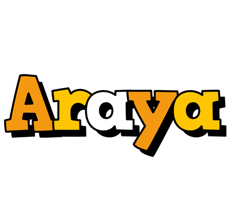 Araya cartoon logo