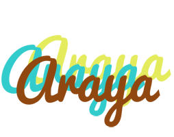 Araya cupcake logo