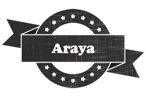 Araya grunge logo