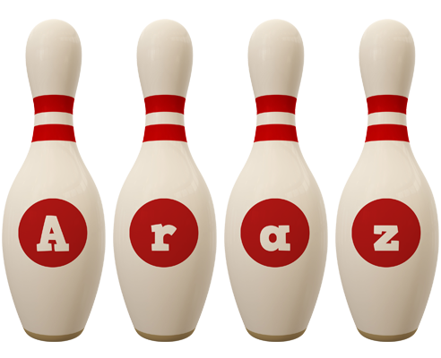 Araz bowling-pin logo