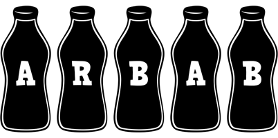 Arbab bottle logo