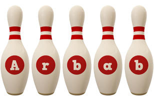 Arbab bowling-pin logo