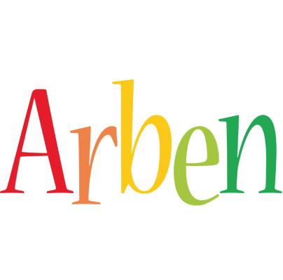 Arben birthday logo