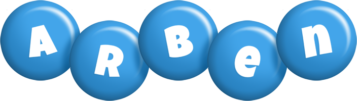 Arben candy-blue logo