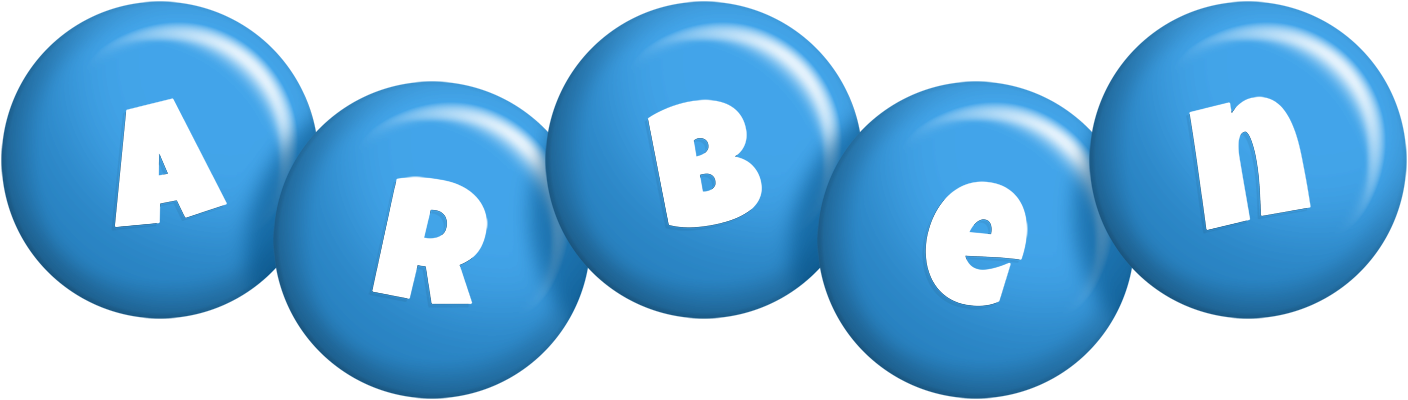 Arben candy-blue logo
