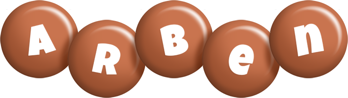 Arben candy-brown logo