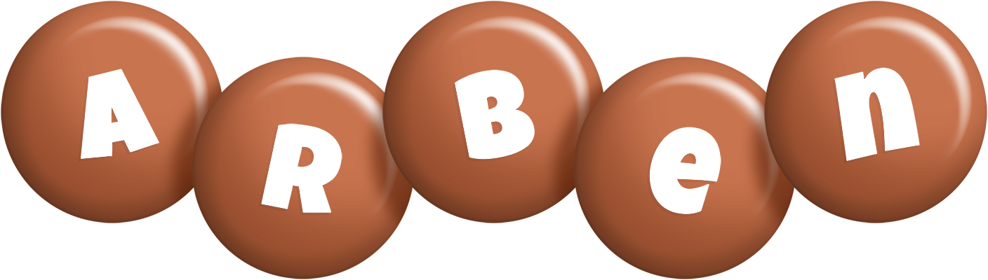 Arben candy-brown logo