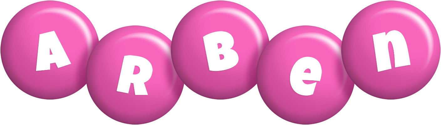 Arben candy-pink logo
