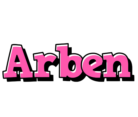 Arben girlish logo