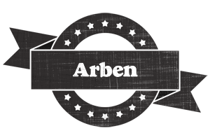 Arben grunge logo