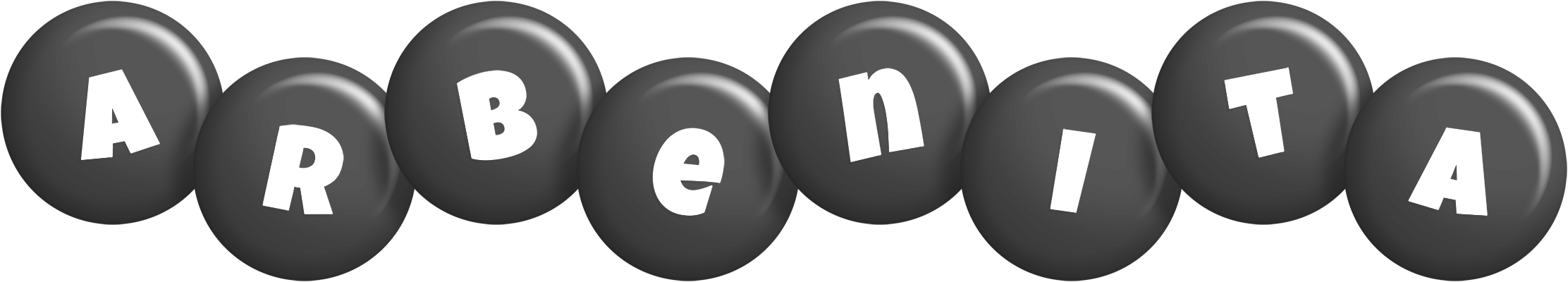 Arbenita candy-black logo
