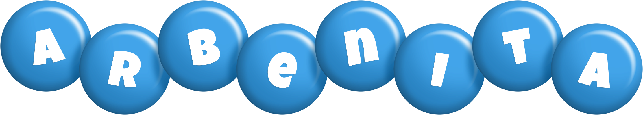 Arbenita candy-blue logo