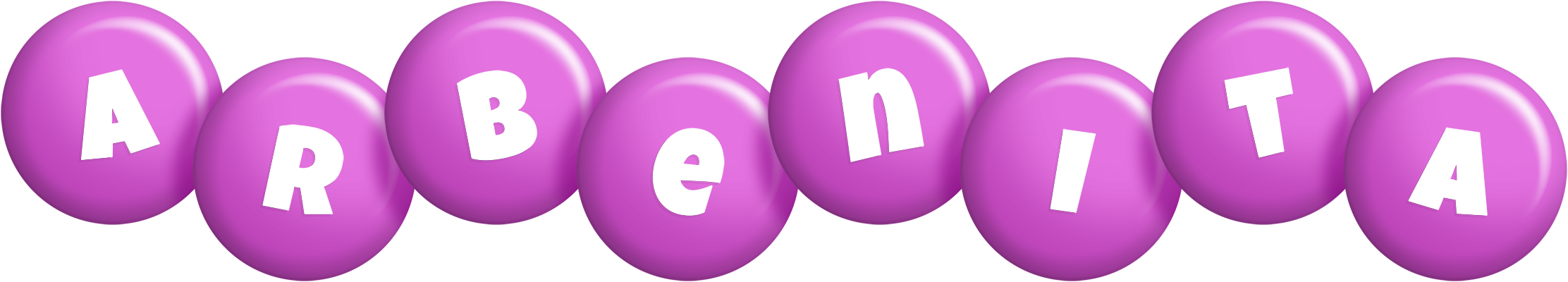 Arbenita candy-purple logo