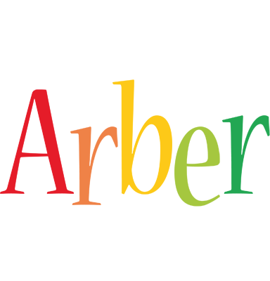 Arber birthday logo