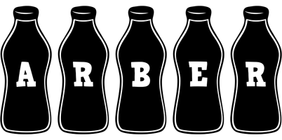 Arber bottle logo