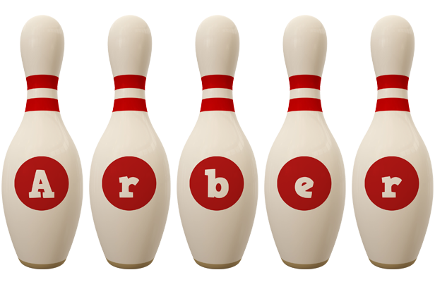 Arber bowling-pin logo