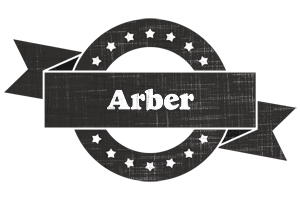 Arber grunge logo