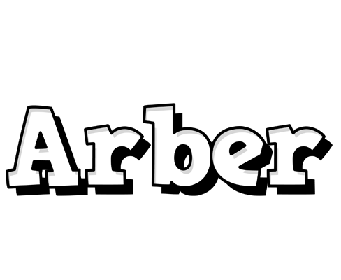 Arber snowing logo
