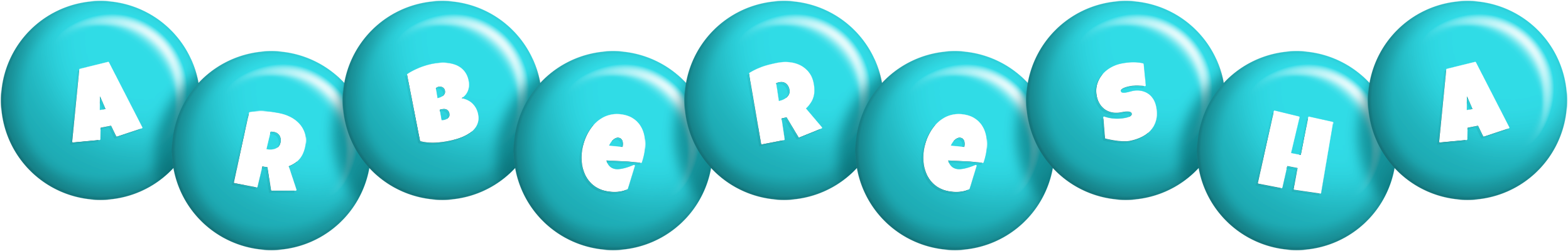 Arberesha candy-azur logo