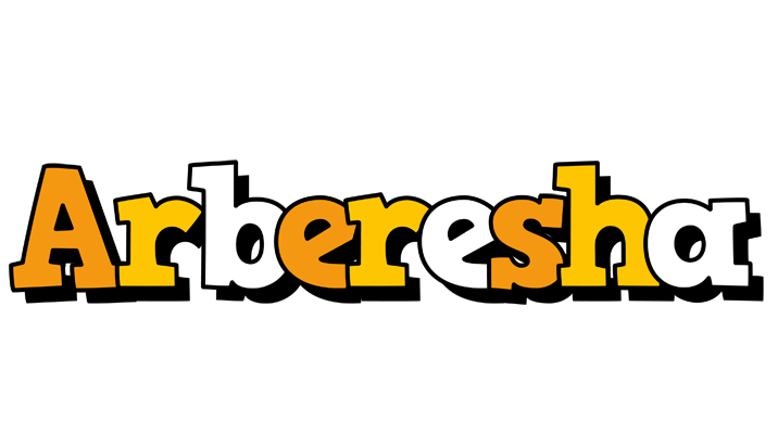 Arberesha cartoon logo