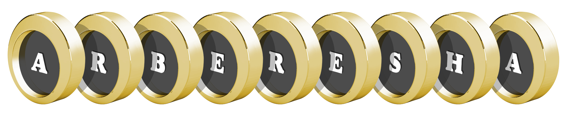 Arberesha gold logo