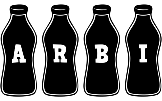 Arbi bottle logo